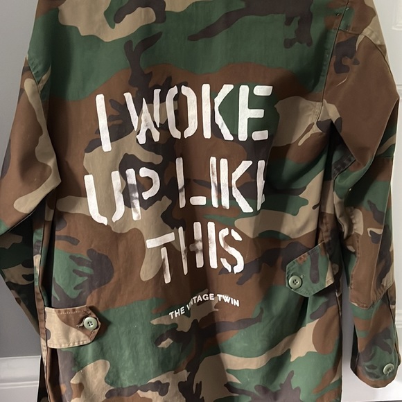 Camouflage vintage twin overcoat - Picture 2 of 2